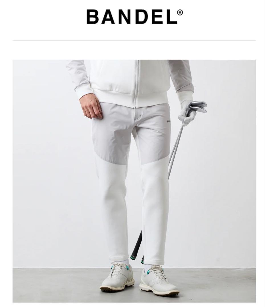 BANDEL GOLF ホワイト✖︎グレー　Lサイズ