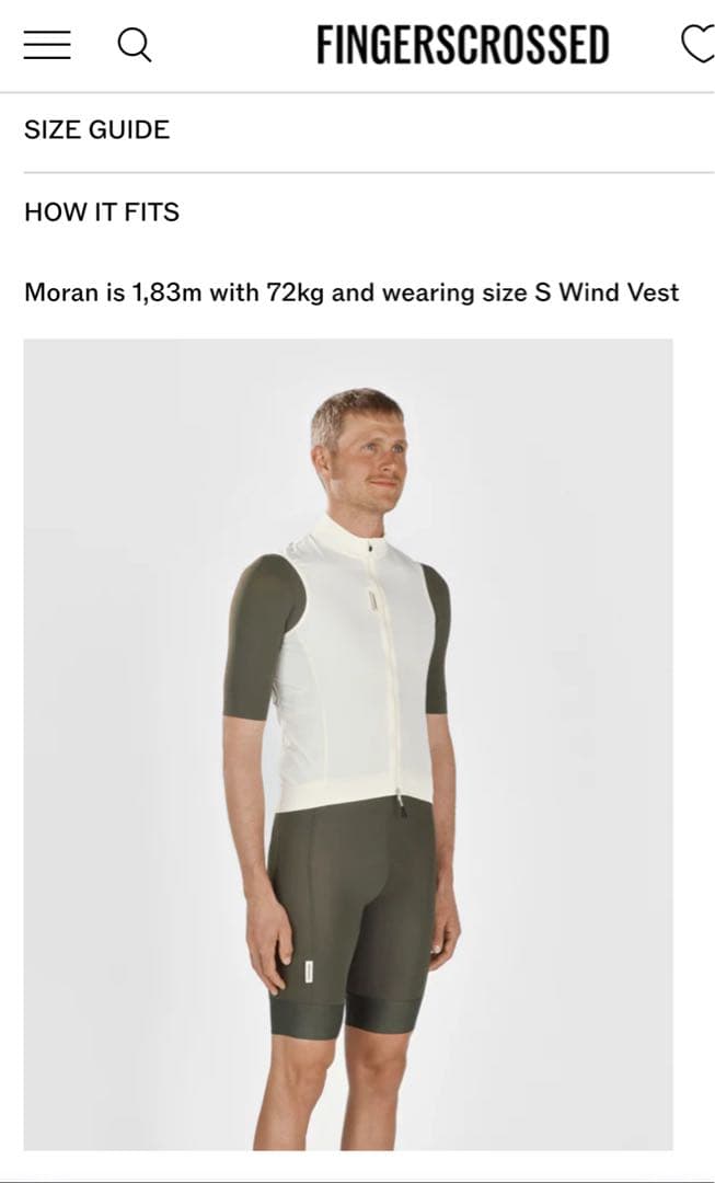 【新品】未使用品！FINGERS CROSSED ジレ ホワイト S 公式完売