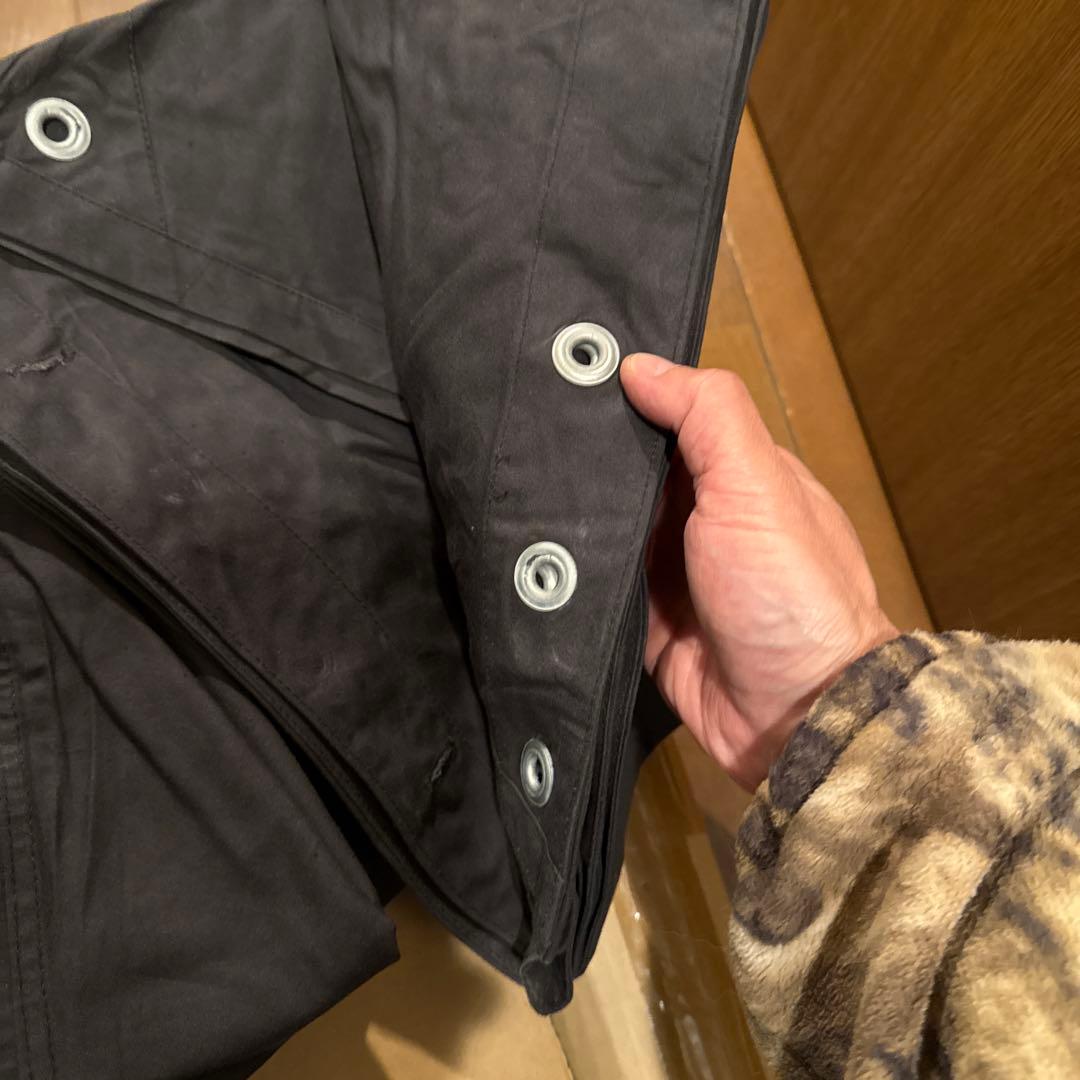 デッドストックポーランド軍幕将校ネイビーサイズ3 ニ股ポールセット