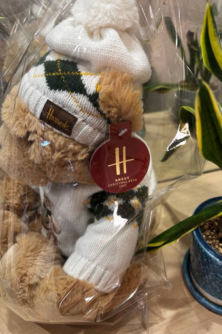 ハロッズ ぬいぐるみ アンガス テディベア 2021 Harrods 限定