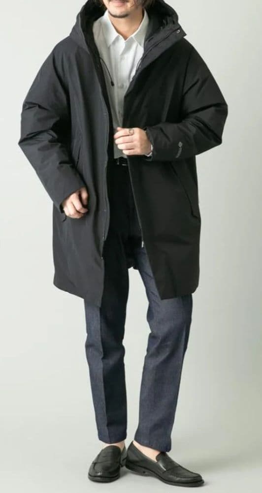 美品 +phenix WINDSTOPPER by GORE-TEX ダウン 黒