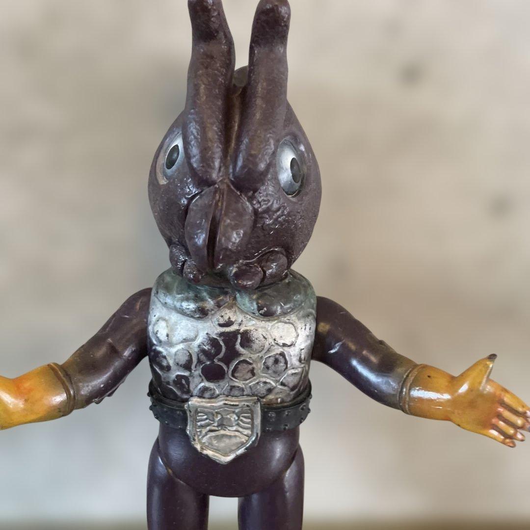 当時物　仮面ライダー怪人　アリキメデス　ソフビ
