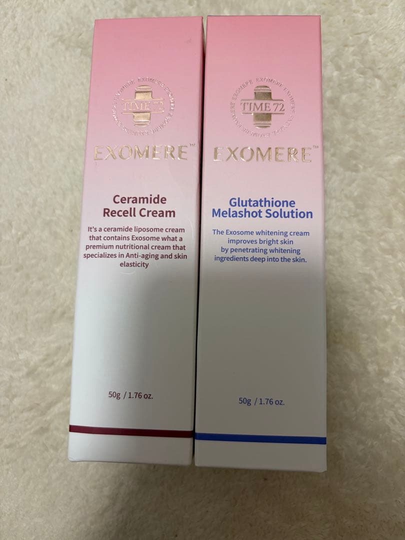 EXOセラミドリセルクリーム & グルタチオンメラショットソリューション 50g