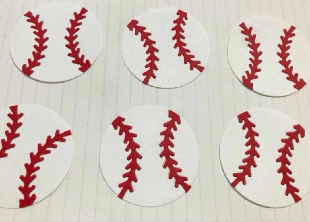 アルバム飾り　野球ボール　オーダー受付中（＾◇＾）