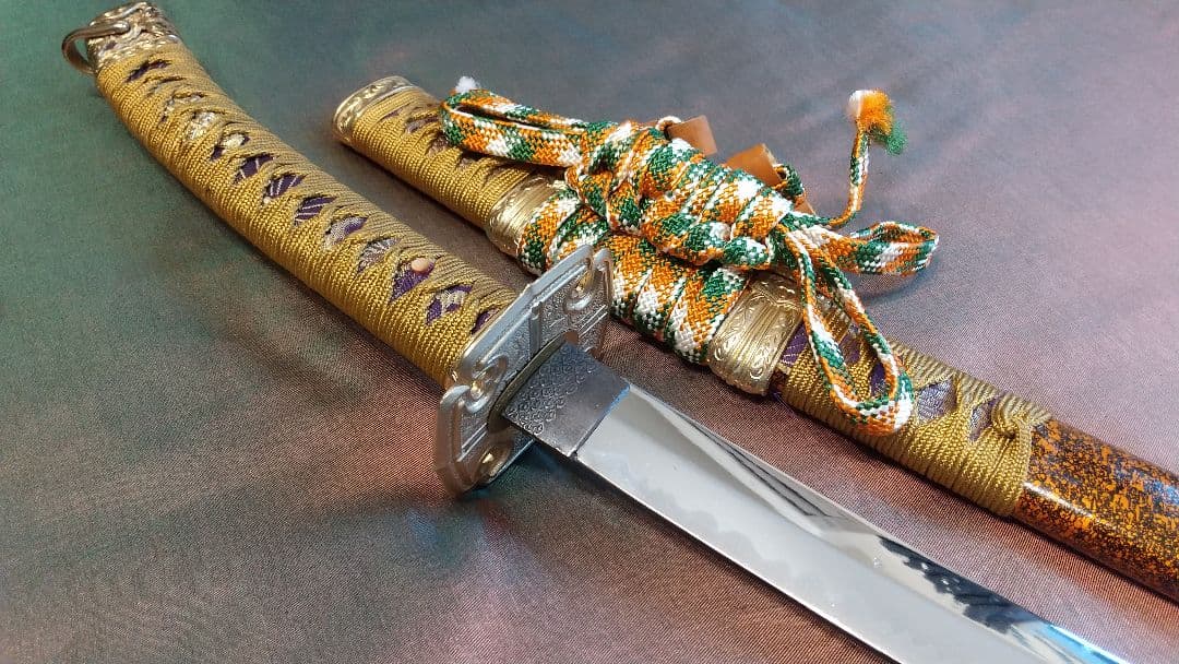 【陣太刀】模造刀 舞踊 模擬刀 拵え 鍔 刀剣 日本刀 刀 武具 刀装具