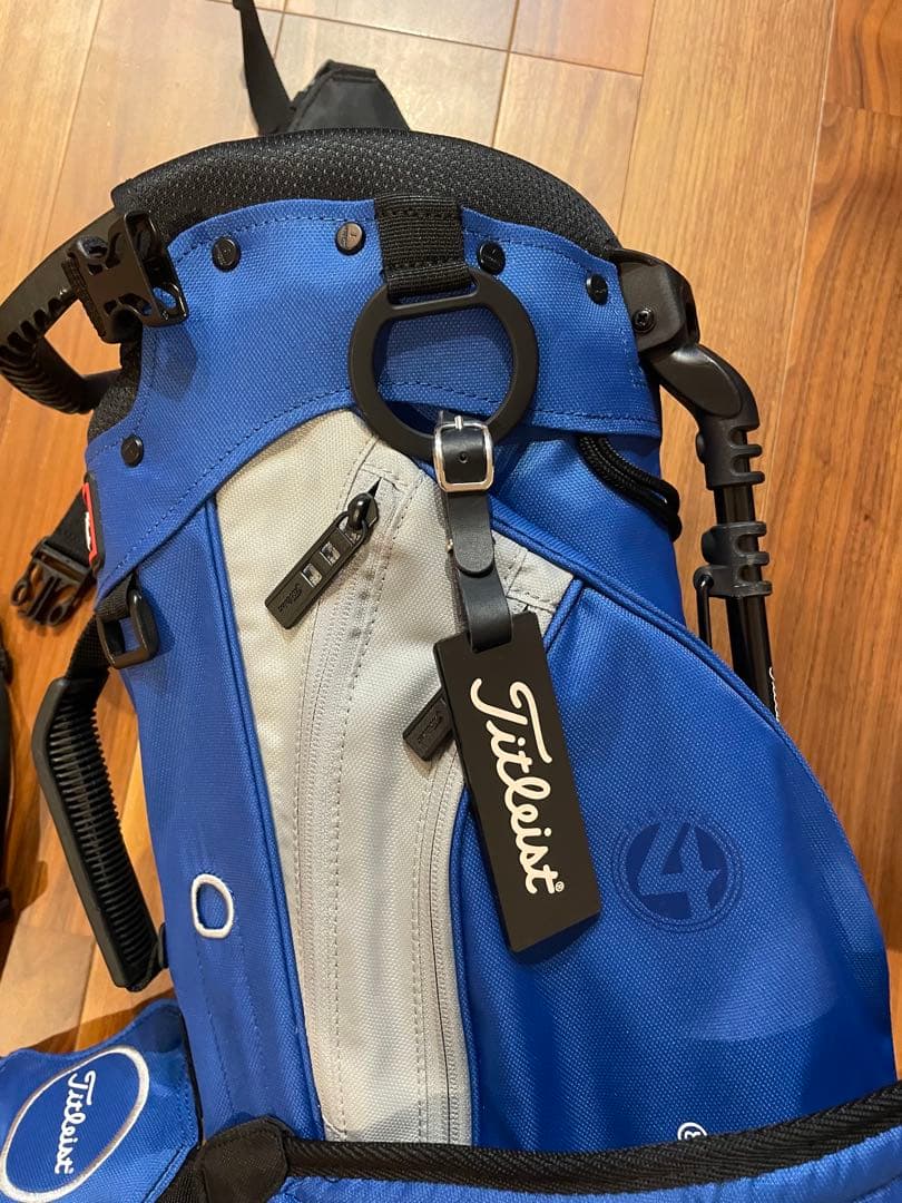 タイトリスト キャディバッグ Players 4 スタンドバッグ ブルー