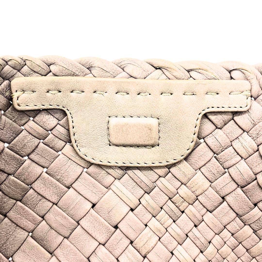 FALORNI ファロルニ 編み込みトートバッグ ベージュ