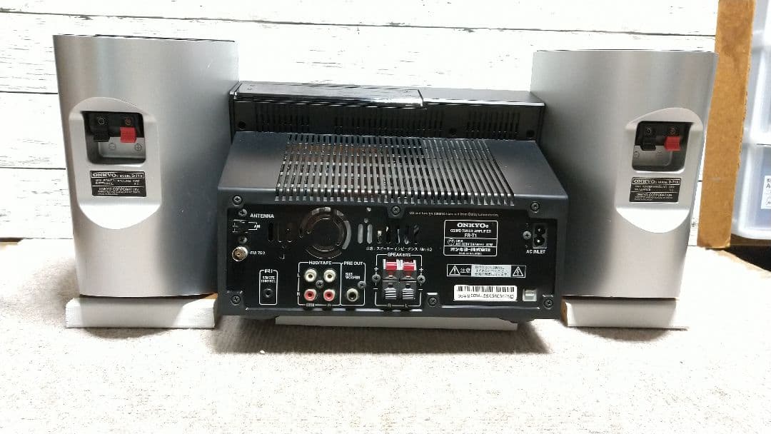 オンキョーCD-MDチューナーアンプ FR-T1 リモコン取説他付き