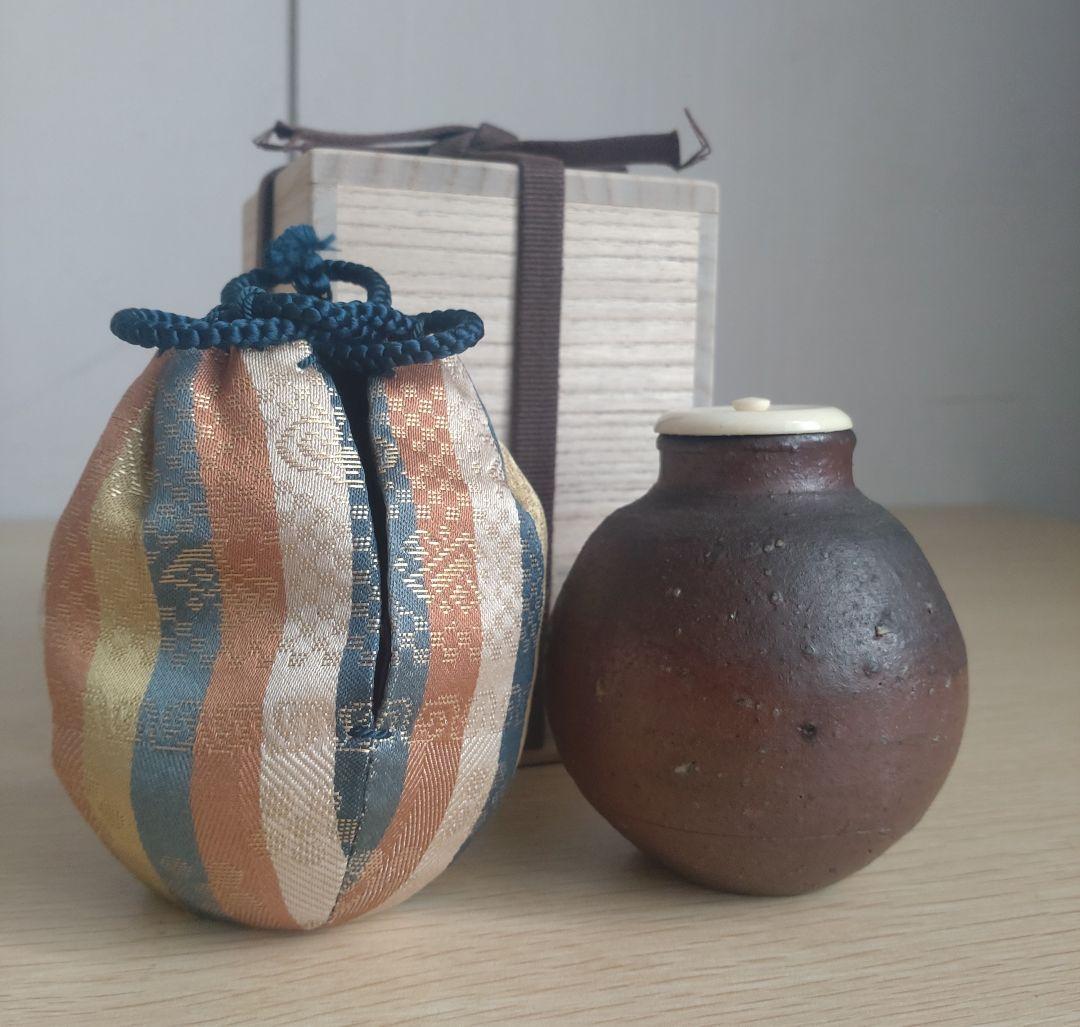 【人間国宝　最上位】藤原雄　備前茶碗　共箱　栞付　金重陶陽　山本陶秀　伊勢崎淳