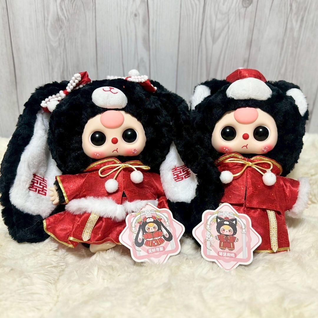 babythreeロマンチックウェディング400%新郎新婦セット