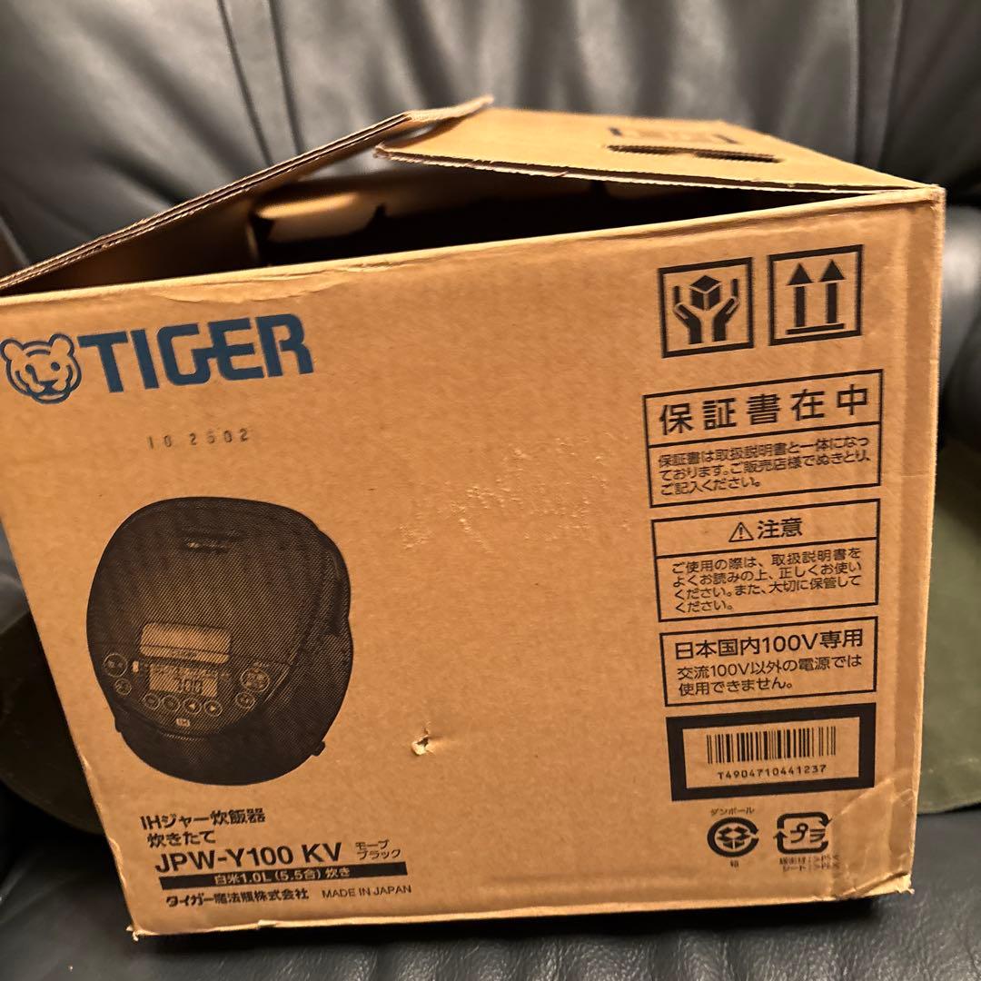 ゆ*き様 タイガーIHジャー炊飯器 JPW-Y100 ブラック2025年製use