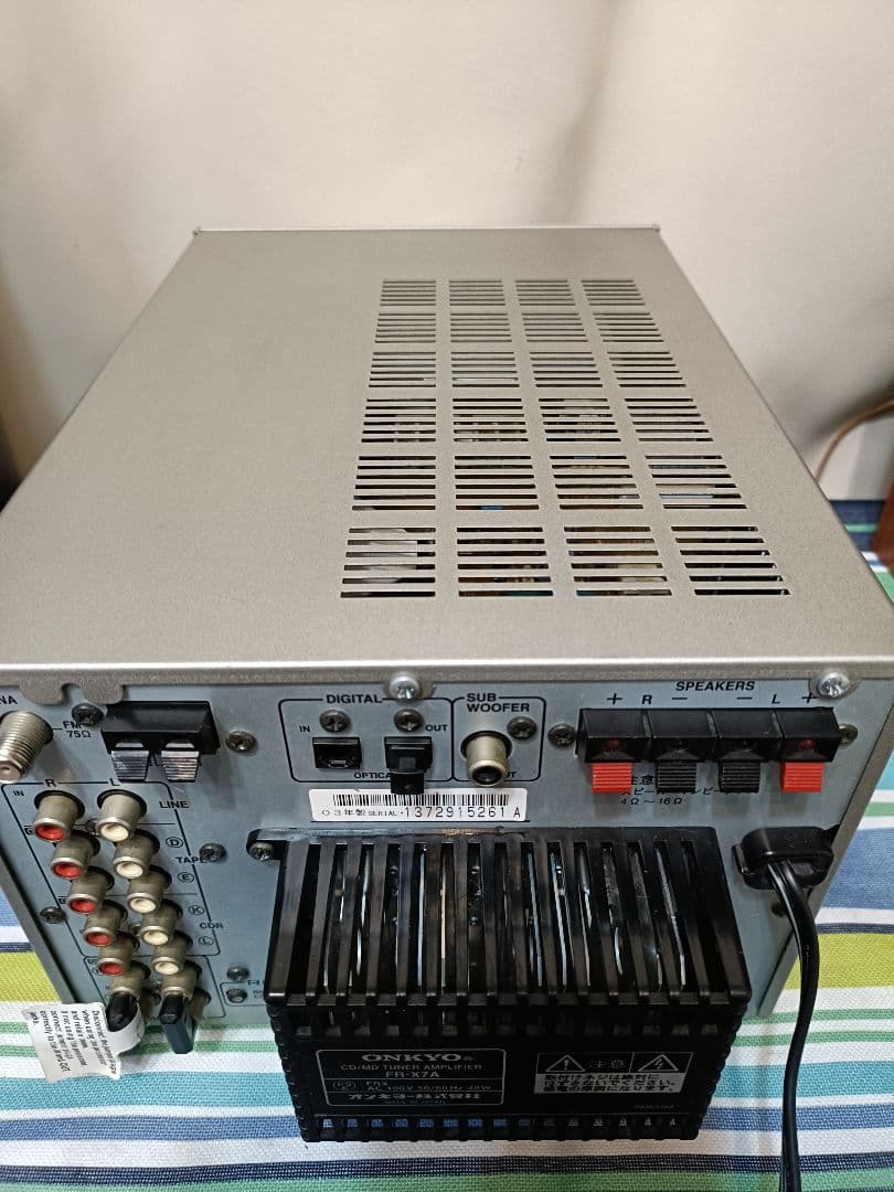ONKYO FR-X7A CD,MD,FM/AM 整備済完動品　リモコン付