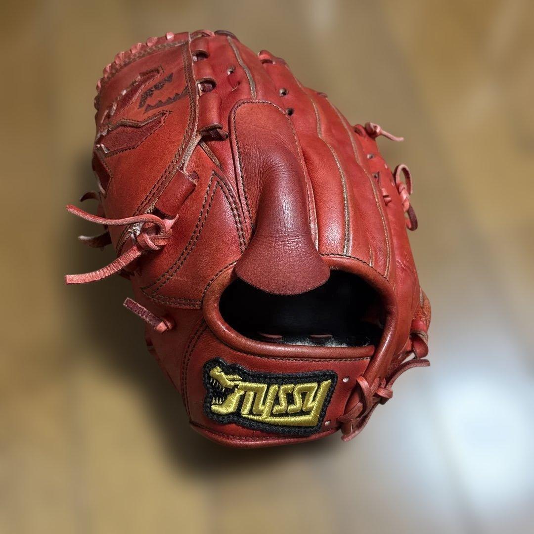 タイシークラフト 左 投手用 赤 グローブ 硬式