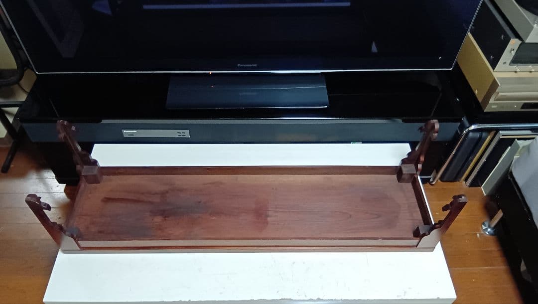 希少　明治期　欅　一枚板　組木細工　削り出し　文机　長尺机　錨脚