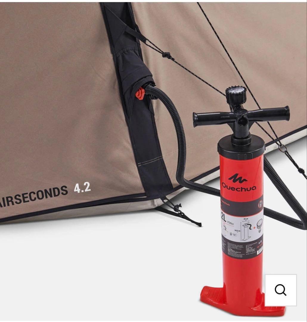 ケシュアエアテント　ドーム型　ベージュ