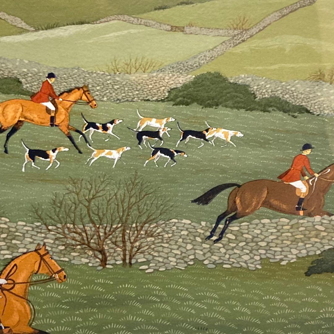 限定版 200ヴィンセント ハデルシー リトグラフ ハンティングインアイルランド
