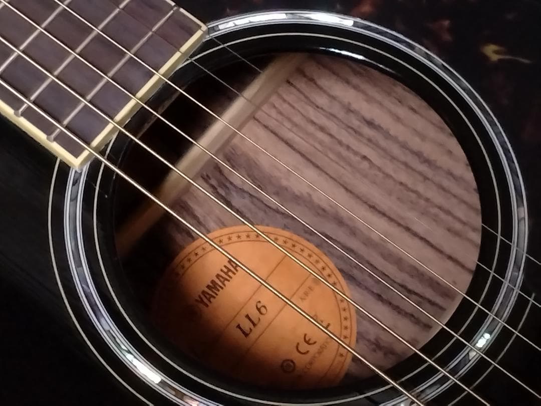 ヨ*シ様 【美品】YAMAHA LL6 ARE ブラック ギグケース付き　23年