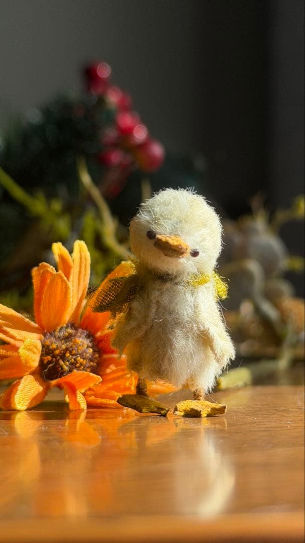 moriのえほん様　小さいアヒル　ぬいぐるみ　ミニチュア　ハンドメイド