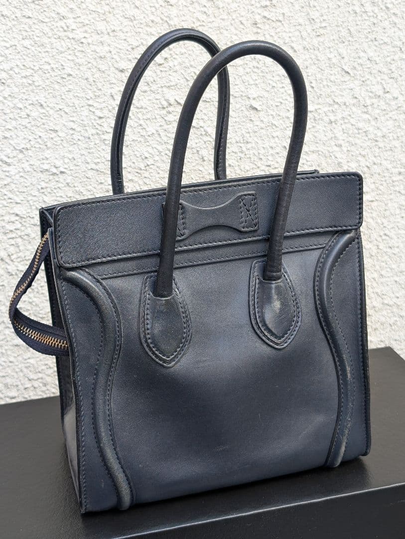 CÉLINE セリーヌ ラゲージ マイクロショッパー ハンドバッグ