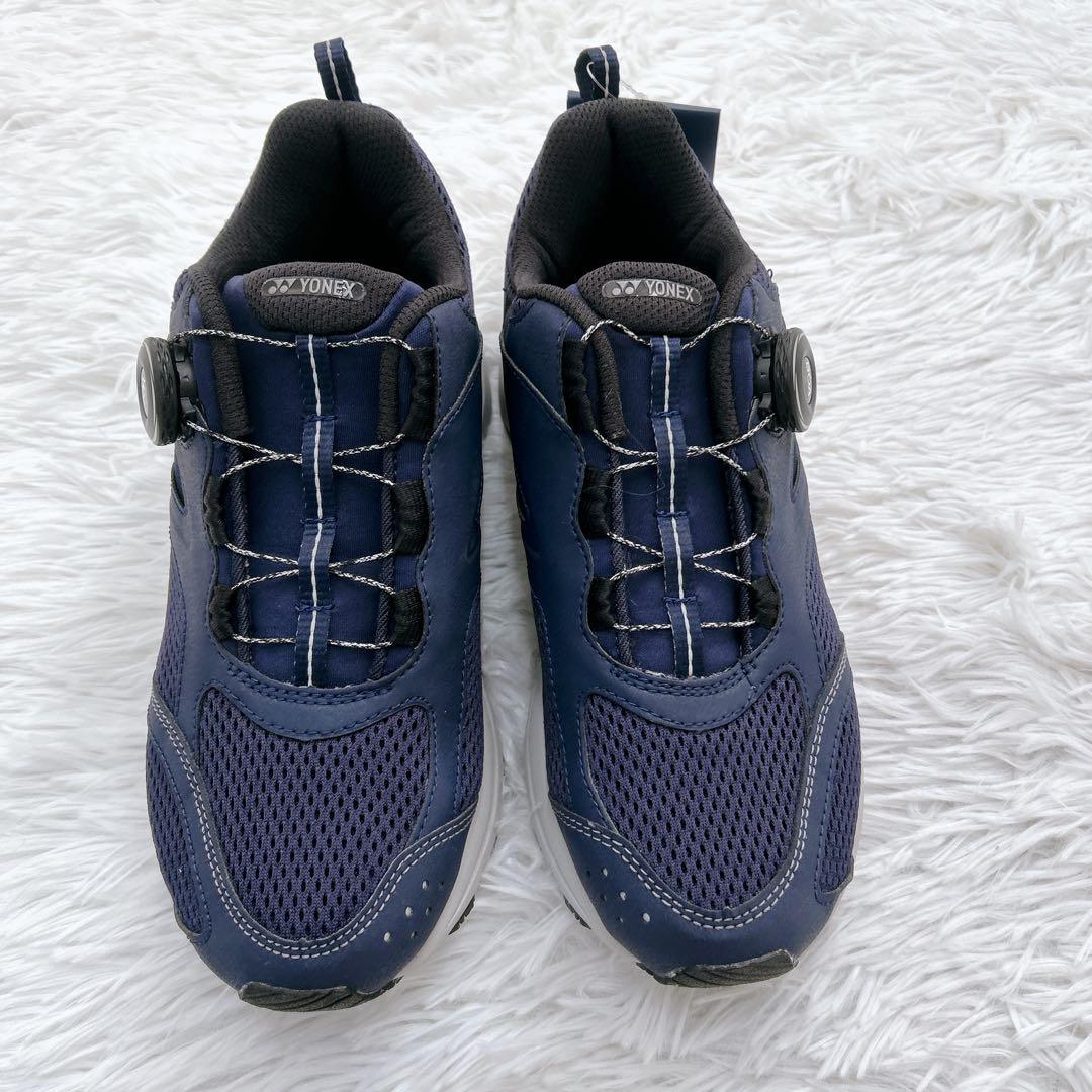 タグ付き YONEX ヨネックス パワークッション セーフラン900C ネイビー