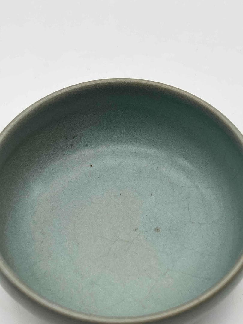 南宋時代　鈞窯　天青釉茶碗　【旧家蔵出し】 名品珍品　窯変釉(D-81)