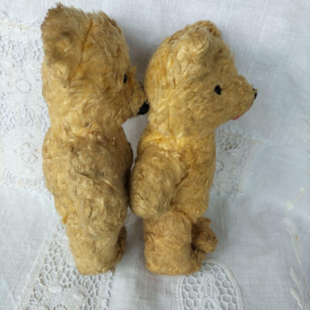 ★注意★出品は左のベアのみ。右のベアは販売済み　イギリス　ビンテージ　ベア
