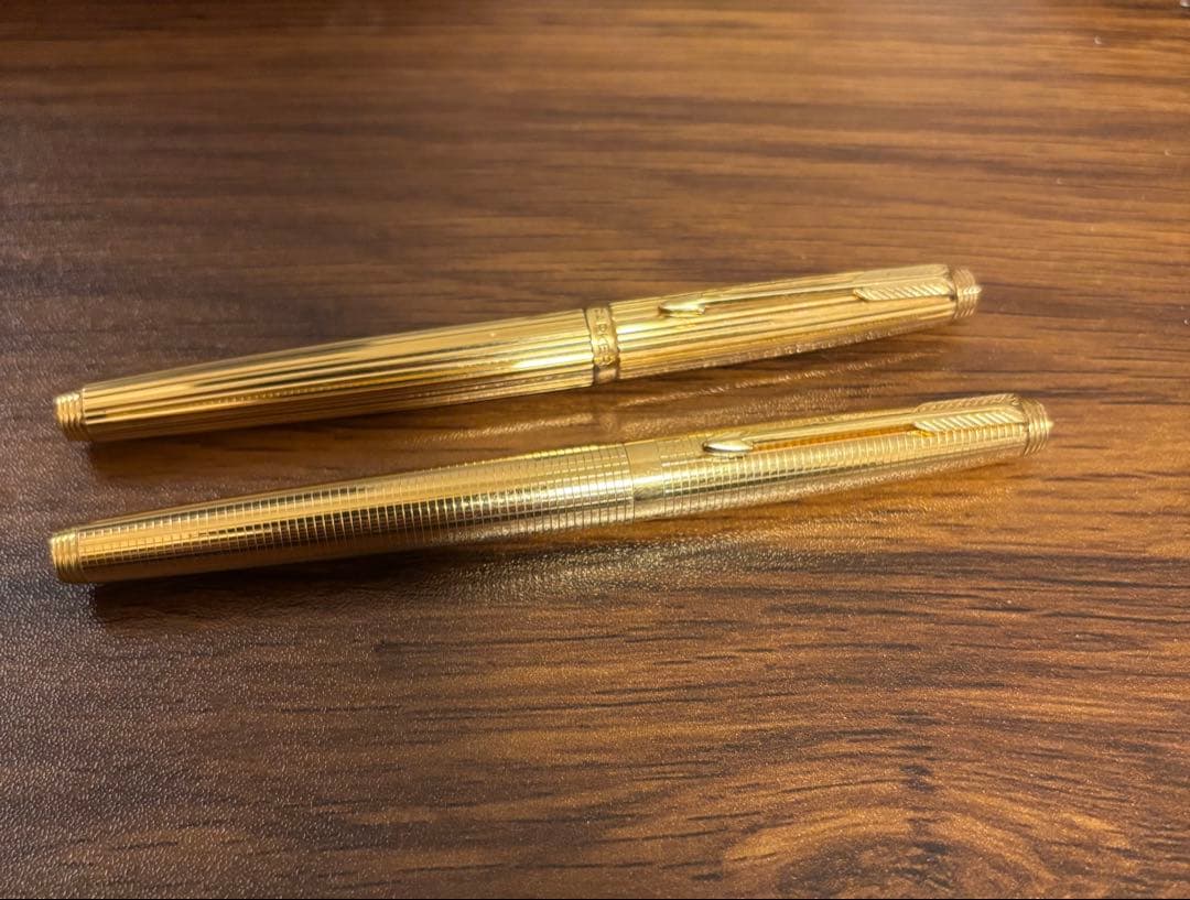 パーカー　ゴールド万年筆　2本