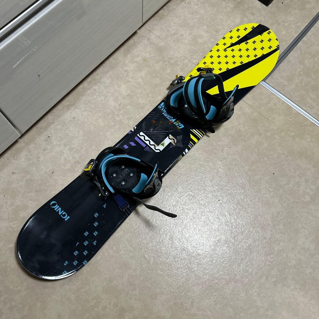 IGNIO スノーボード120cm ブーツセット
