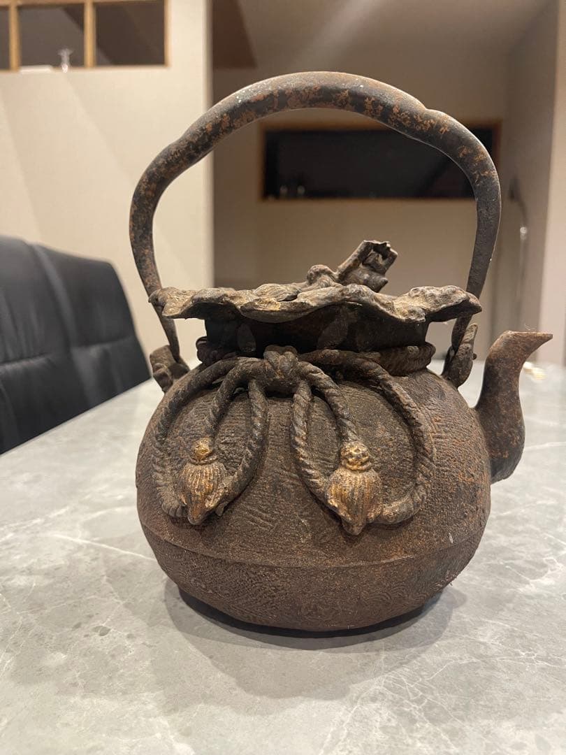 茶道具鉄瓶　上田照房