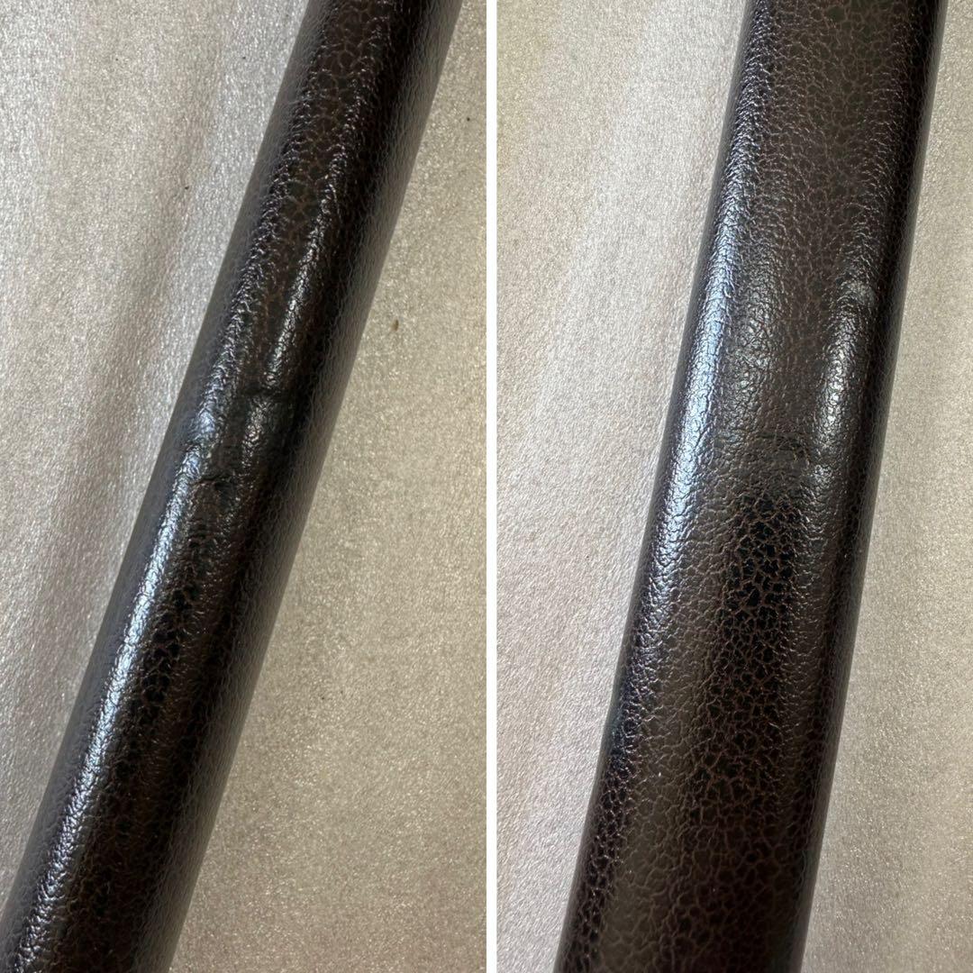 模造刀 打刀 脇差 2点セット 黑茶鞘 鞘付き長さ約71/104cm 26A30