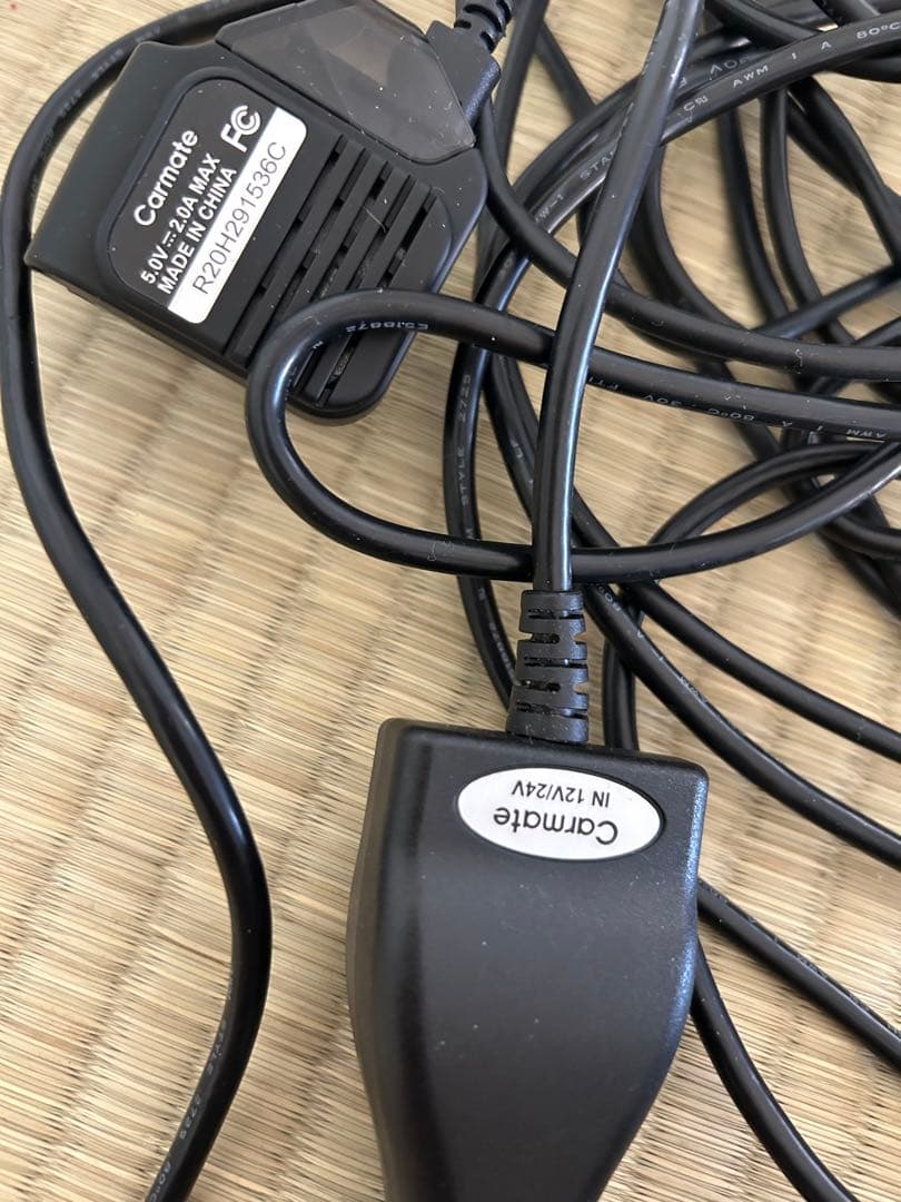 【大特価ドラレコ】カーメイト DC3600R 前後カメラ