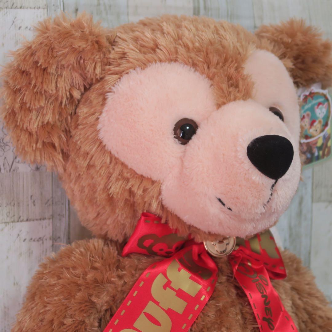 【厳選】タグ付き　クリスマス限定品　ダッフィー　ぬいぐるみＭ　東京ディズニーシー
