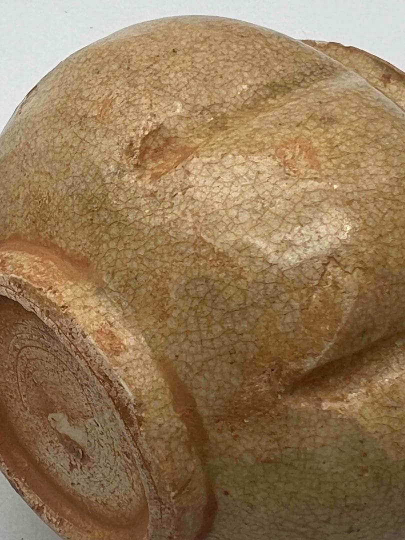 宋時代　白磁 青白磁瓜棱壺二個　茶入れ　煎茶道具　唐物(C-59)