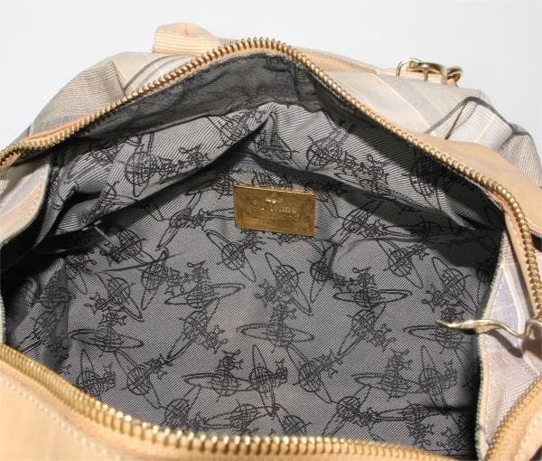 か*ギ様 ヴィヴィアンウエストウッド ハンドバッグ 2way オーブ金具 チェッ