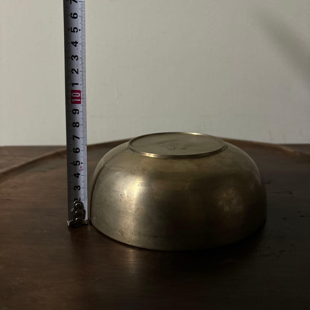 韓国　古い真鍮製の器　3点　その16アンティーク　古道具　韓国骨董　李朝