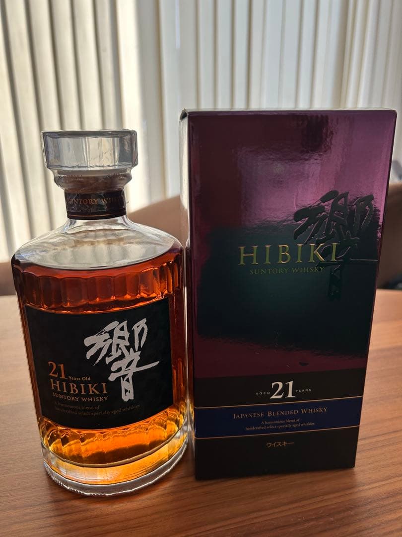 HIBIKI 21年 ジャパニーズウイスキー新品未開封　箱付き