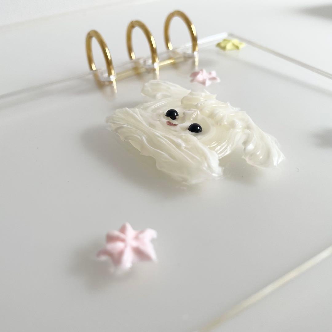 早い者勝ち　韓国　貯金　アクリルバインダー　バインダー　カバー　リフィル　犬