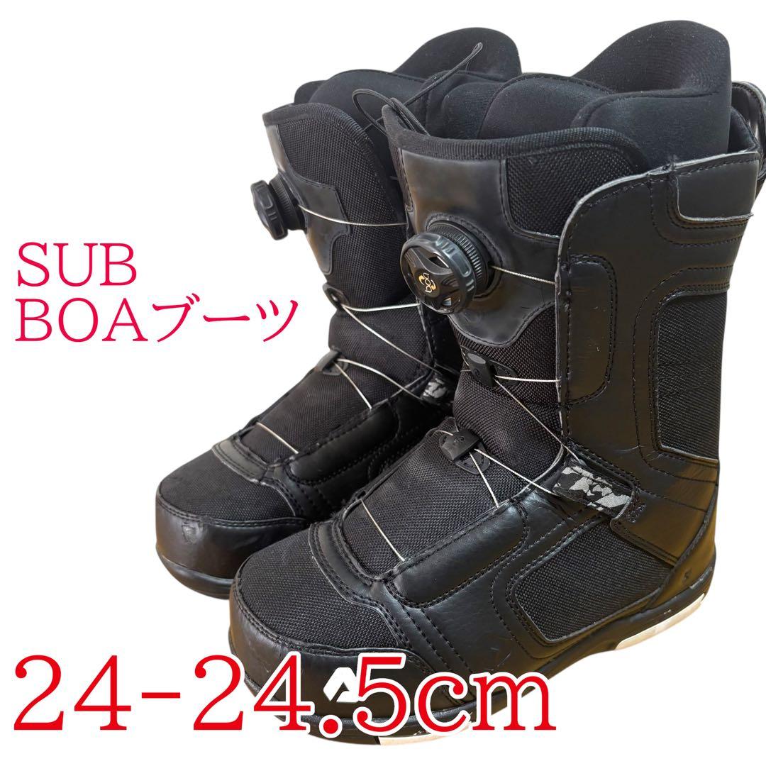 SUB BOAスノーボードブーツ 24-24.5cm ブラック　レディースメンズ