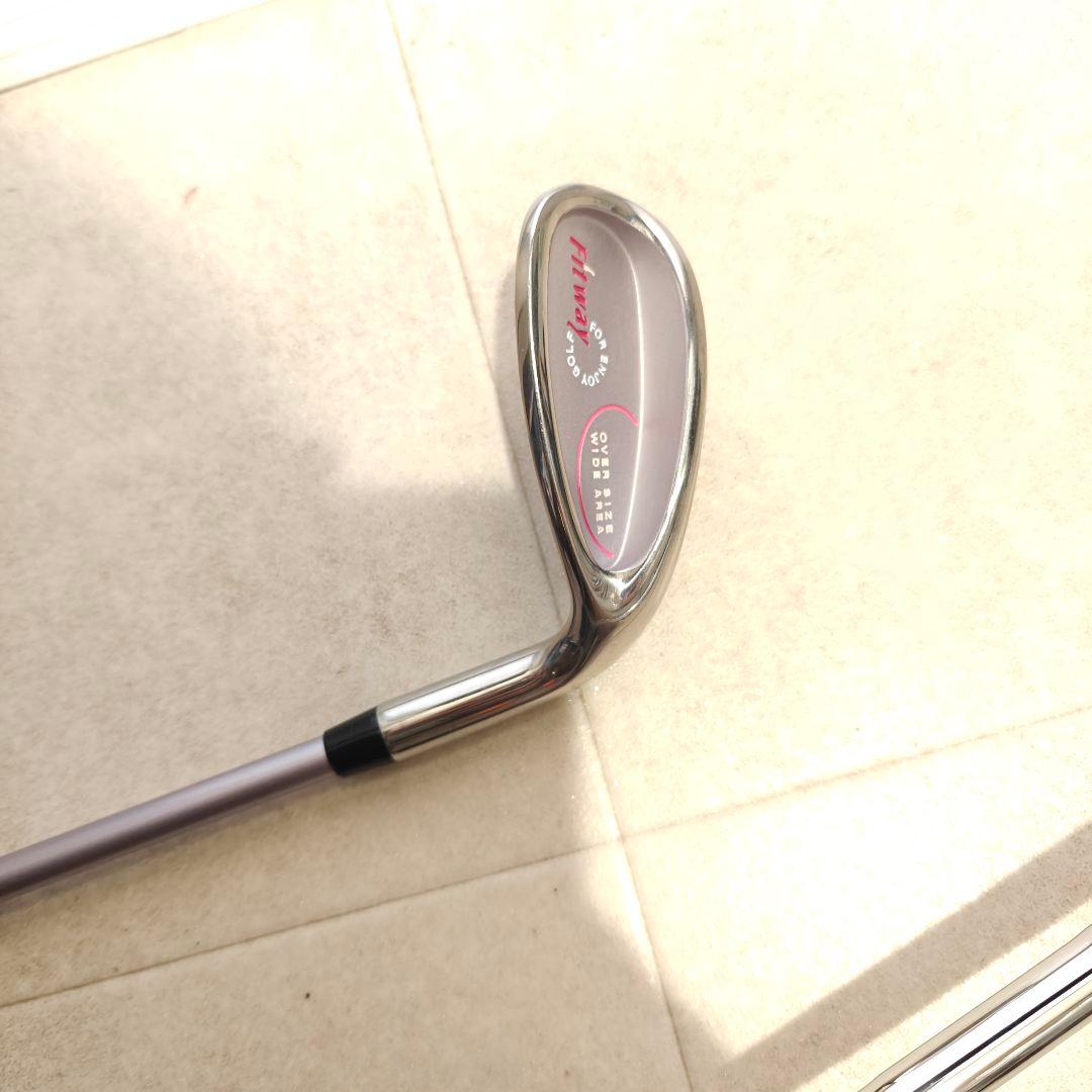 激カワFitway レディース ゴルフクラブ ハーフセット 6本 Lバッグおまけ