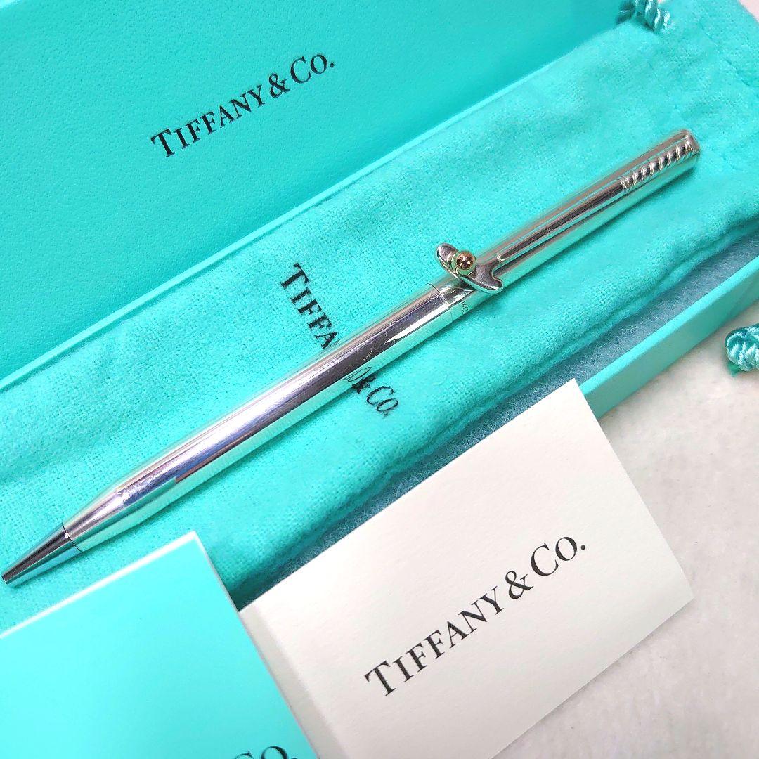 希少 k14 14金 ティファニー ボールペン ゴルフモチーフ シルバー