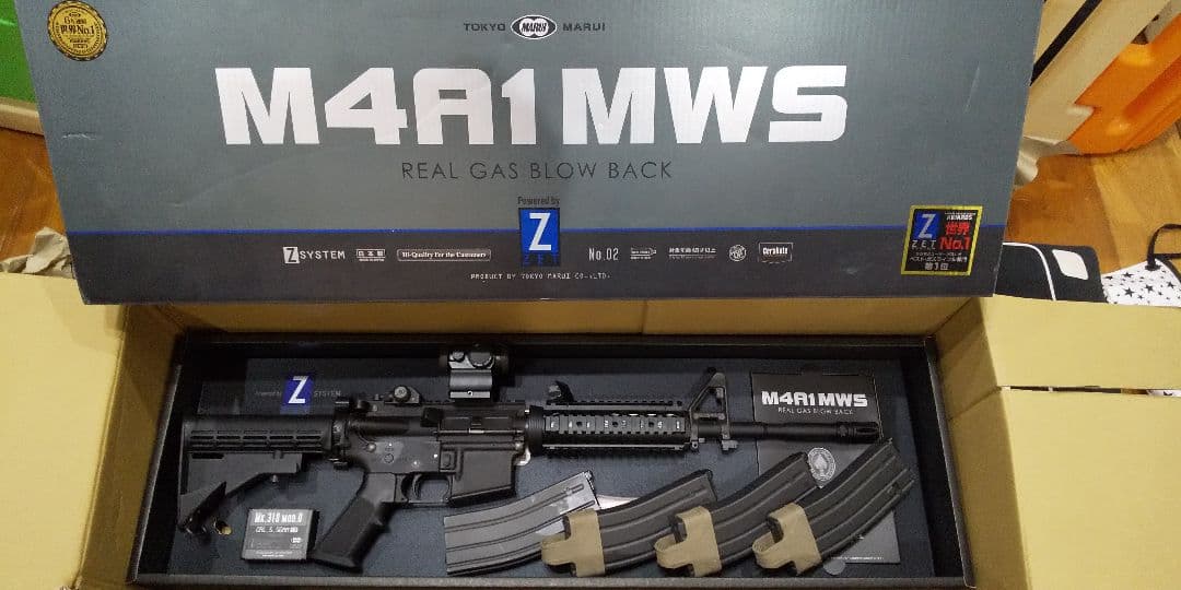 東京マルイ M4A1 MWS ガスブロ 予備マグ ライラクス PTS