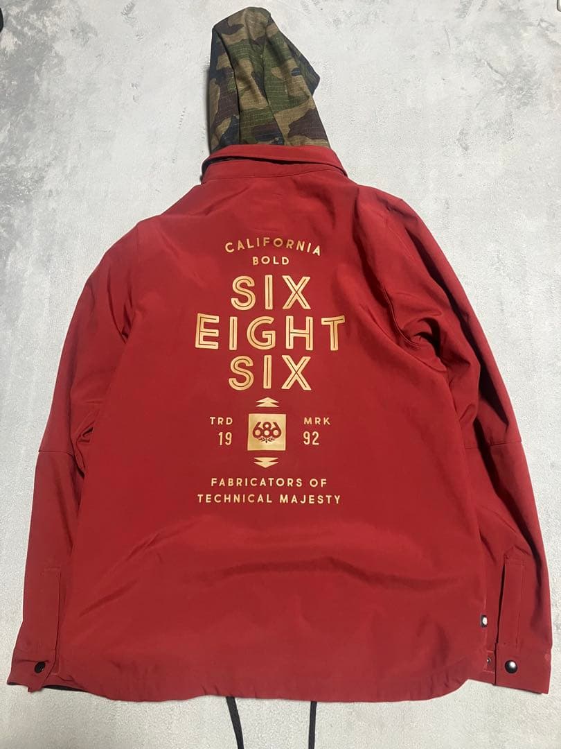 686★スノボジャケット★six eight six