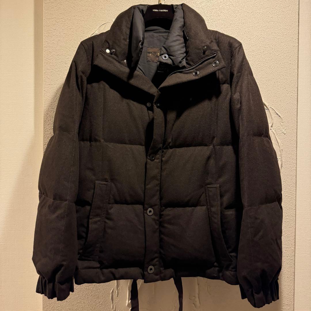 ルイヴィトン　ウール　ダウンジャケット　ブラウン　メンズ　48