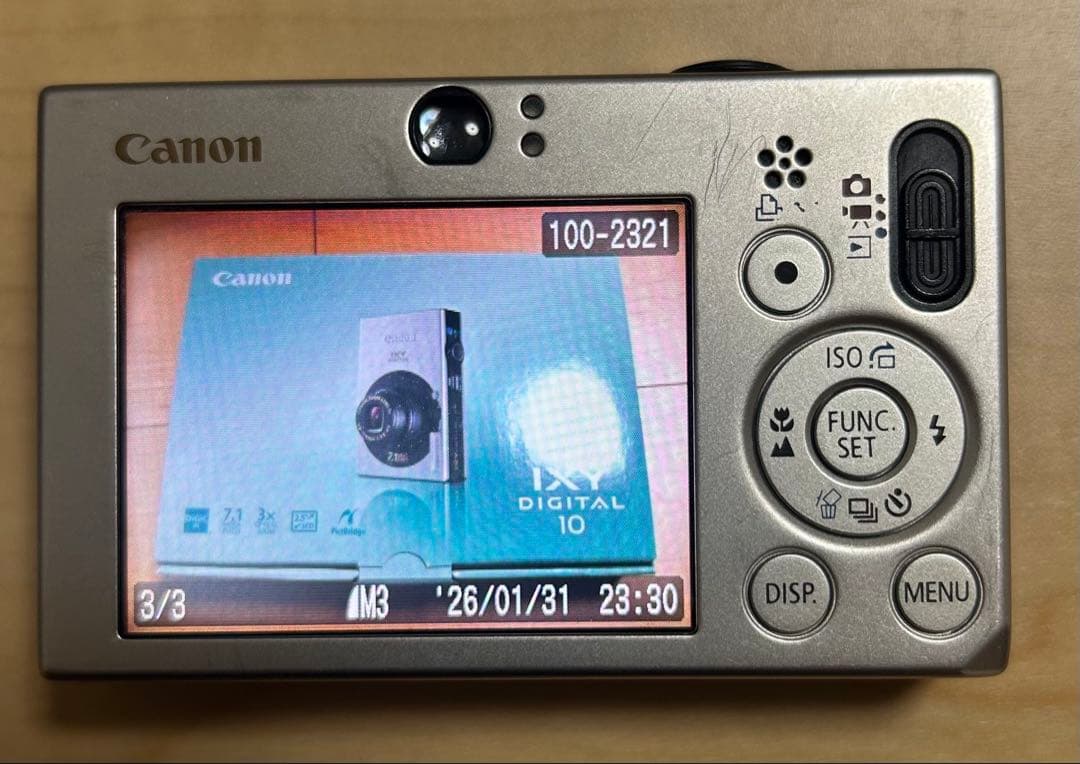 【付属品多数、簡易動作確認済】キヤノン IXY DIGITAL 10