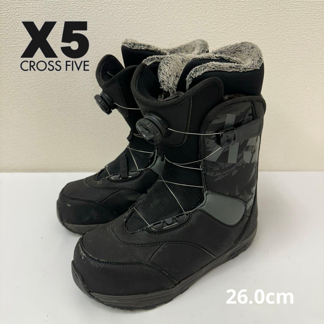 X5 CROSS FIVE スノーボード BOAブーツ 26.0cm