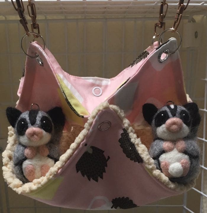 モモンガハウス(ハリネズミ・マグ)  ボアベージュ 2080円