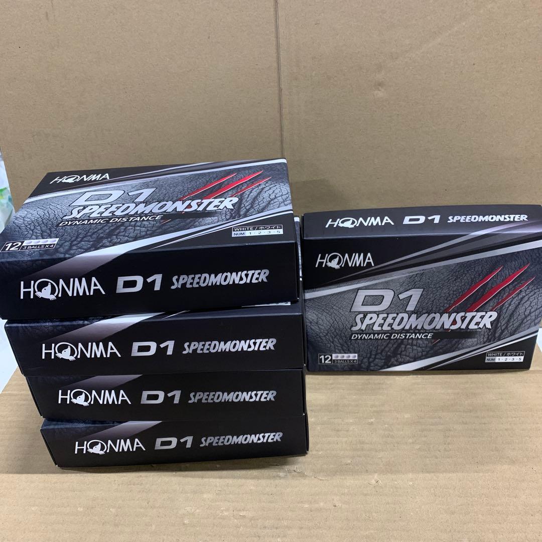 新品HONMA ゴルフボール D1 SPEED MONSTER 12個5ダース