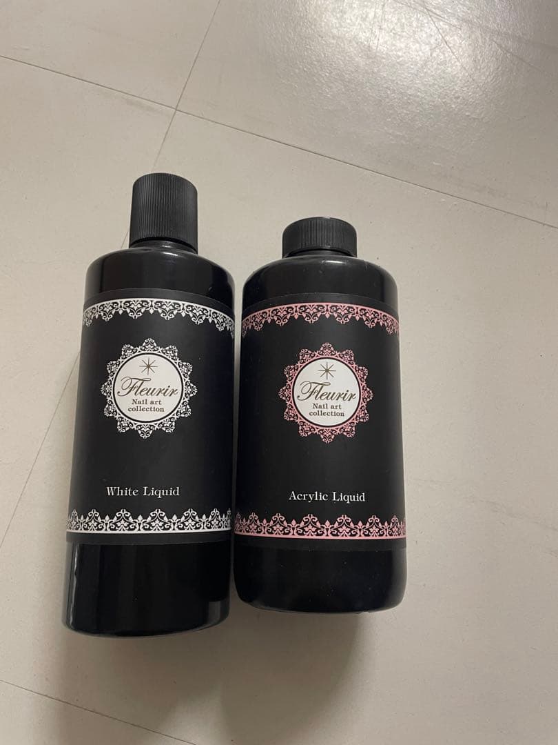 Fleurir ネイルアート ホワイトリキッド アクリルリキッドセット