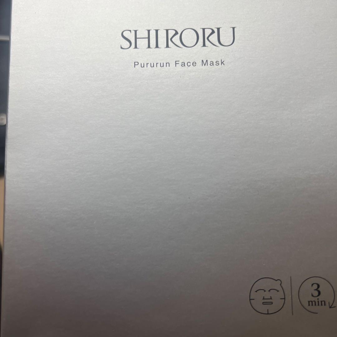 SHIRORU Pururun Face Mask 3分使用