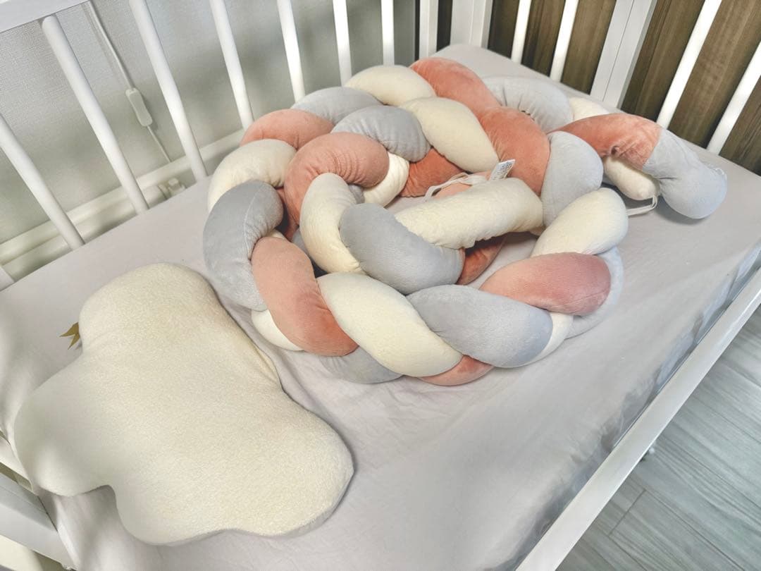 ゆーさま専用★ベビーベッド　ミニ ハイベッド 折りたたみ式　マットレス付き